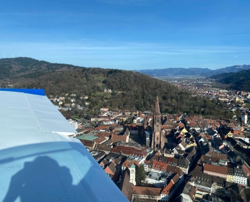 Flug über Freiburg mit dem besten Piloten der Welt (ok...er ist ja auch mein Mann ;-)